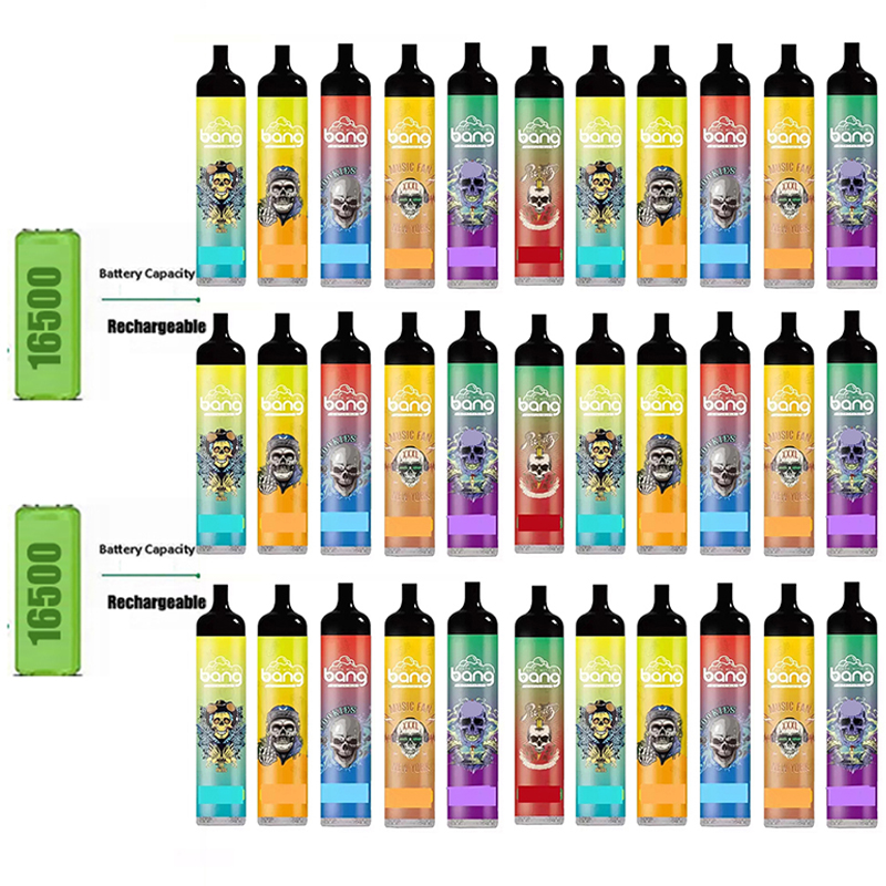 16500 Recharge Battery Bang XXL 6000 Puffs Bars Vape Disposable E cigarettes 850mAh Mesh Coil 14ml Pre-filled Pods Cartridge devices Vaporizer kit
16500 Recharge Battery Bang XXL 6000 Puffs Bars Vape Disposable E cigarettes 850mAh Mesh Coil 14ml Pre-filled Pods Cartridge devices Vaporizer kit
