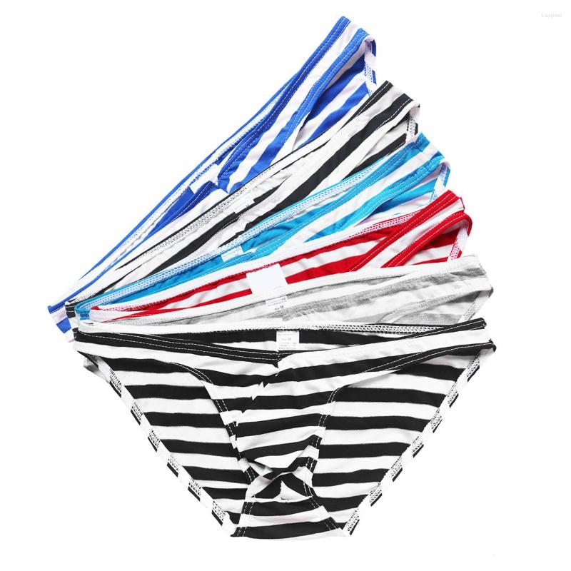 Underpants 1/6PCS Mens Underwear Sexy Striped Briefs Panties Cueca Calzoncillos Hombre Male Slips Low Rise Pouch Breathable, 1pcs skyblue white
Underpants 1/6PCS Mens Underwear Sexy Striped Briefs Panties Cueca Calzoncillos Hombre Male Slips Low Rise Pouch Breathable, 1pcs skyblue white