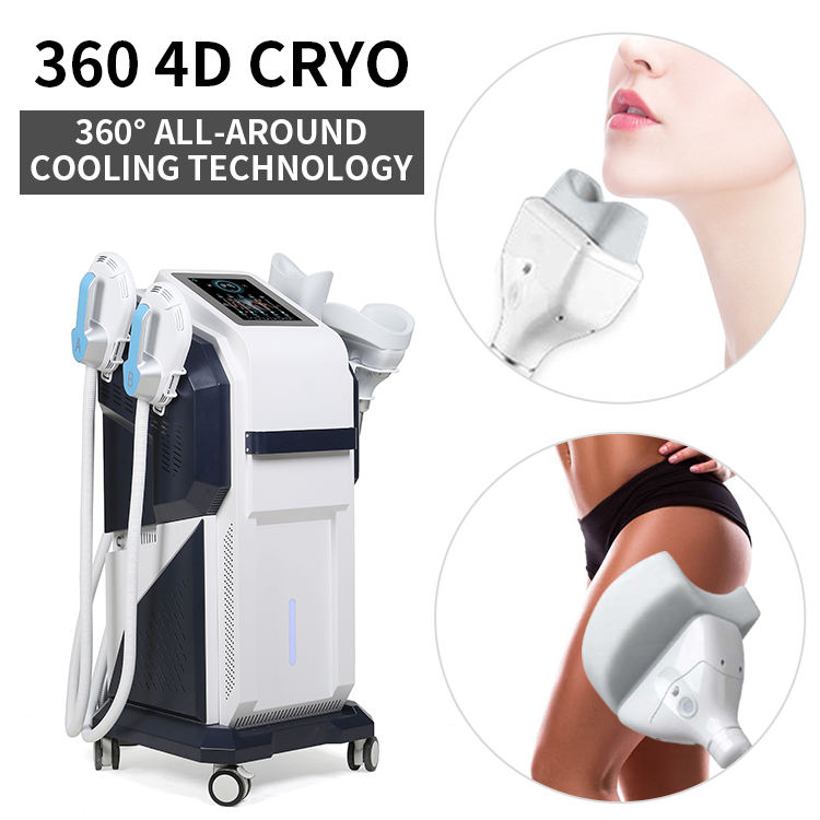 Slimming Machine 2 in 1 cryo HI-FMT EMS Muscle Training Body Sculpting Cool Fat freeze 360 Cryo Therapy