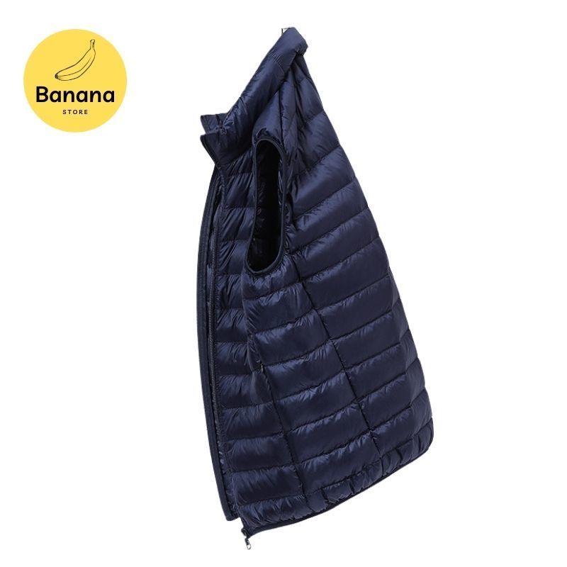 Mens Down Parkas Banana Store STYLE all season MENS ULTRA LIGHT DOWN VEST Packable Puffer Vest S3XL 220901
