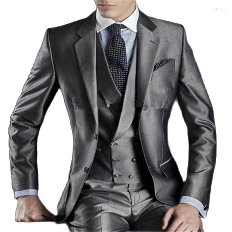 Men's Suits 3Pcs Jacket Pants Vest Tailor-made Blazer Trousers Grey Wedding Casual Men Sets Groom Prom Dinner Party Wear Tuxedo, Black
Men's Suits 3Pcs Jacket Pants Vest Tailor-made Blazer Trousers Grey Wedding Casual Men Sets Groom Prom Dinner Party Wear Tuxedo, Black