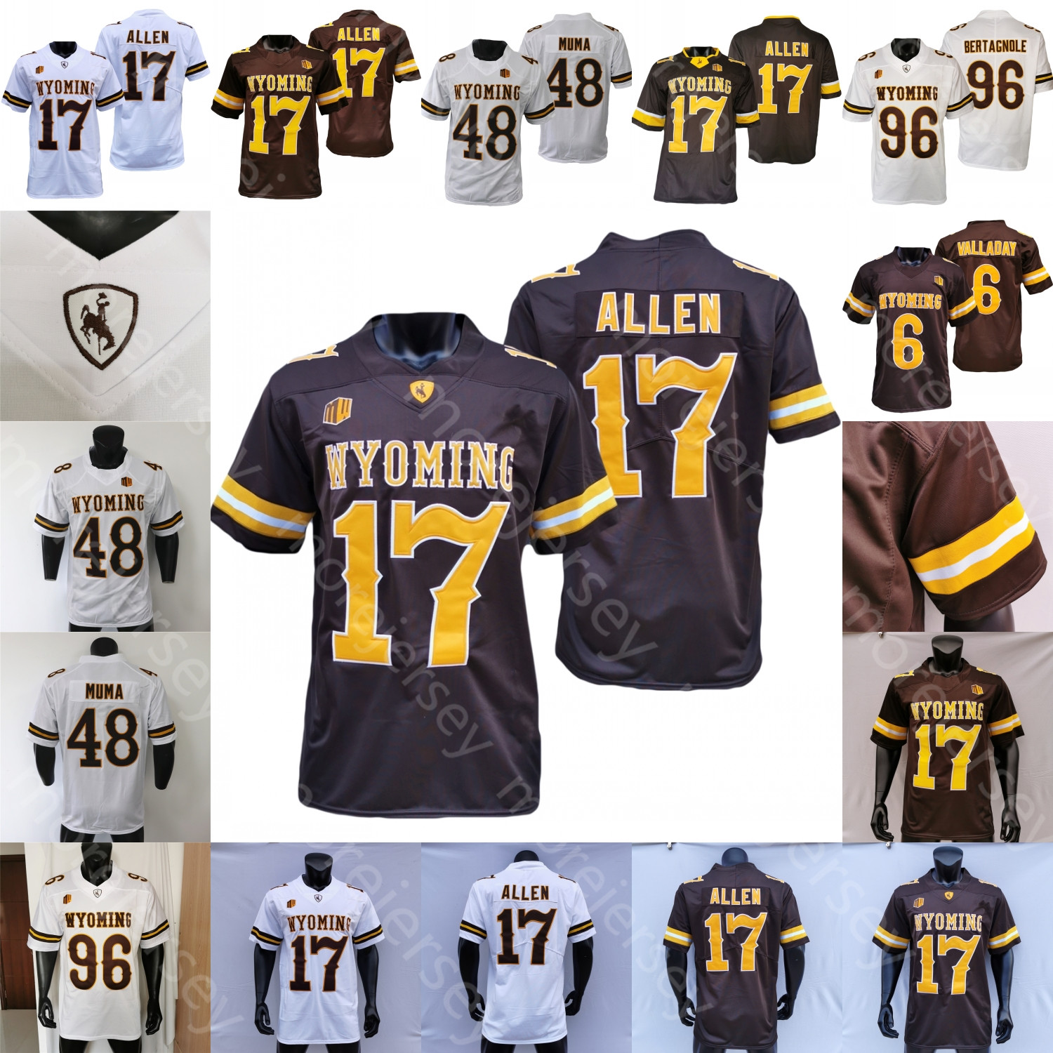 Wyoming Football Jersey NCAA College Josh Allen Bertagnole Andrew Peasley Titus Swen Joshua Cobbs Easton Gibbs Cole Godbout Joey Braasch Valladay, Coffee i
Wyoming Football Jersey NCAA College Josh Allen Bertagnole Andrew Peasley Titus Swen Joshua Cobbs Easton Gibbs Cole Godbout Joey Braasch Valladay, Coffee i
