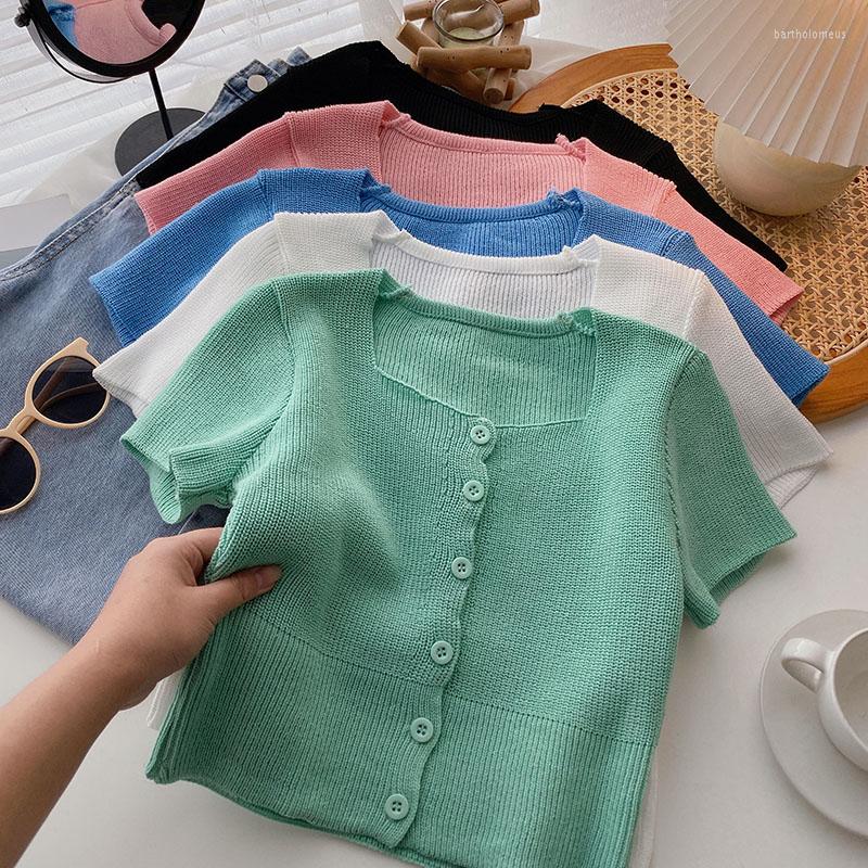 Women's Knits Knitted Almighty Cardigans For Women Square Collar Single Breasted Tops Casual Short Sleeve Sweaters Woman Cardigan Drop, Green
Women's Knits Knitted Almighty Cardigans For Women Square Collar Single Breasted Tops Casual Short Sleeve Sweaters Woman Cardigan Drop, Green