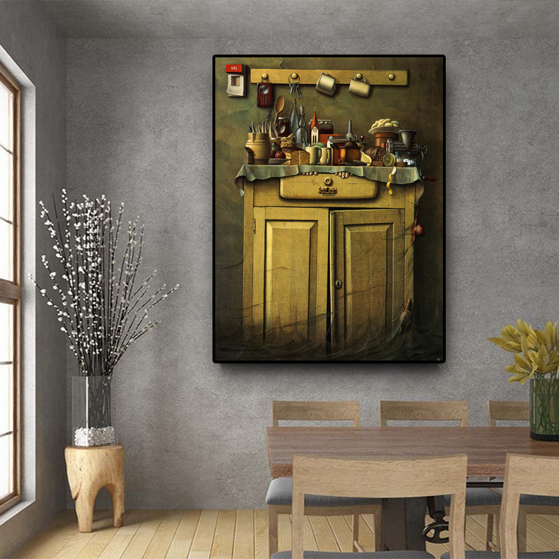 Retro Kitchen Canvas Painting Cuadros Modern Scandinavian Coffee Shop Drawing Posters and Prints Wall Art Picture Living Room
Retro Kitchen Canvas Painting Cuadros Modern Scandinavian Coffee Shop Drawing Posters and Prints Wall Art Picture Living Room