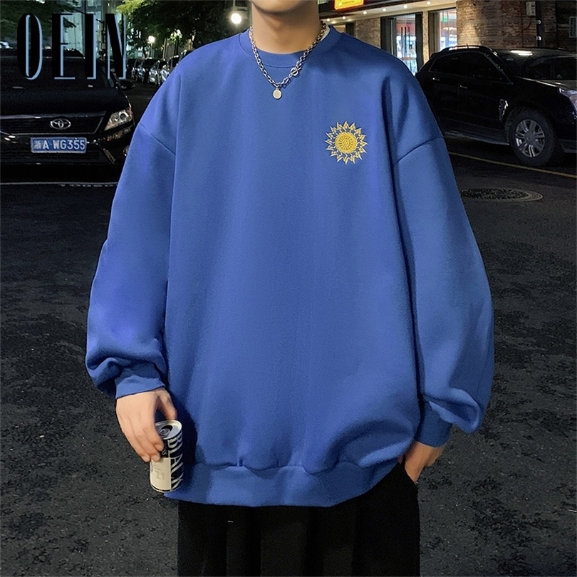 Mens Hoodies Sweatshirts OEIN Casual Sweatshirts Men Oversized Hoodies Fashion Women Pullover Streetwear Baggy Hoodie Mens Hip Hop Basic Hoodies 22090