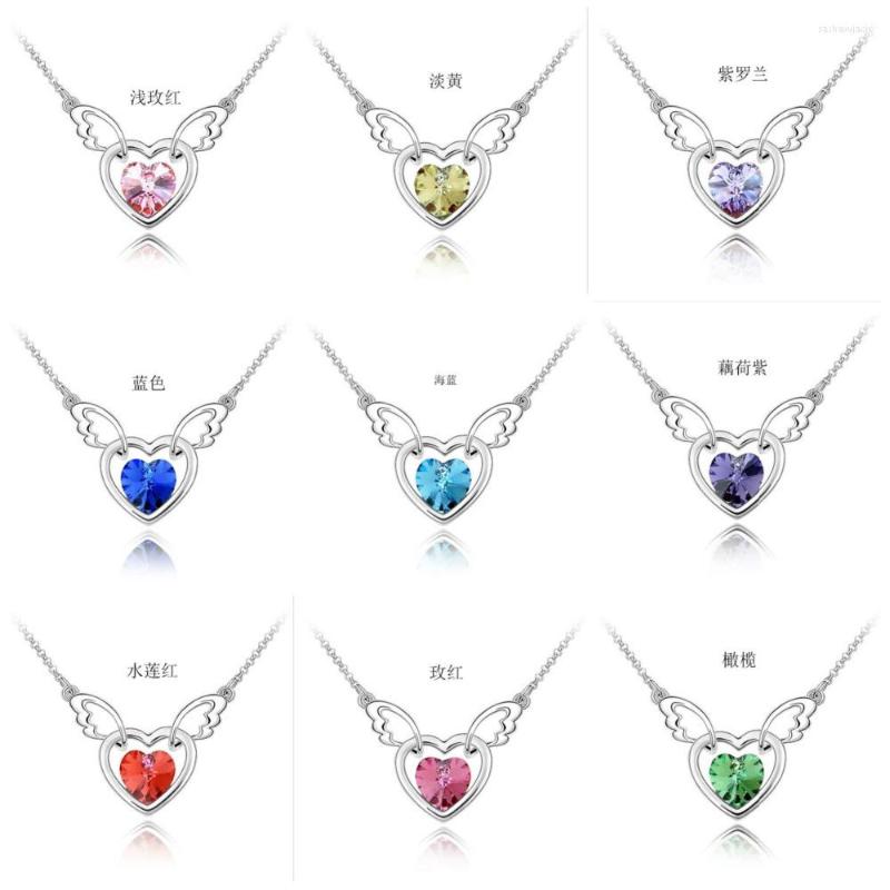 Chains Stereo Guardian Angel Crystal From Swarovskis Locks Chain 925 Silver Wedding Jewelry Necklace Valentine Gift
Chains Stereo Guardian Angel Crystal From Swarovskis Locks Chain 925 Silver Wedding Jewelry Necklace Valentine Gift