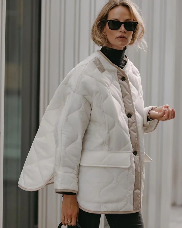 Womens Down Parkas Womens Winter Jacket Armygreen Bomber Parkas Oversized Quilted Coats Pocket Womens Spring Jacket Warm Loose Chic Coat 220902