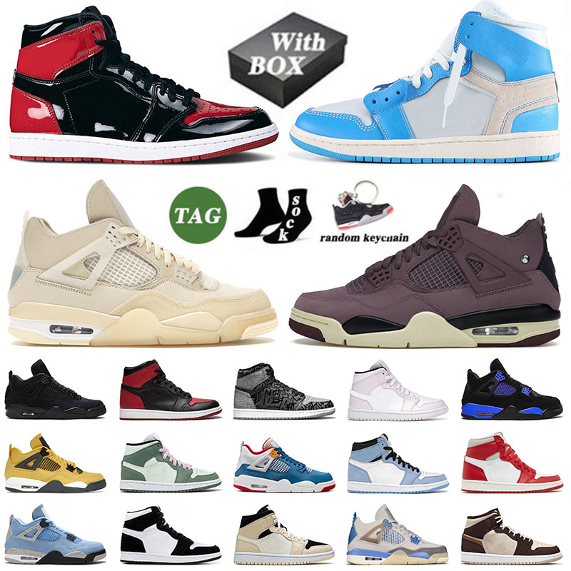 Air Jorda Jordam 1 4 Basketball Shoes Jumpman High Jorden Jorden1s Jorden4s Black Cat Offs White Cream Dark Chocolate Mid Dutch Green, # 36-47 offfwhite red
Air Jorda Jordam 1 4 Basketball Shoes Jumpman High Jorden Jorden1s Jorden4s Black Cat Offs White Cream Dark Chocolate Mid Dutch Green, # 36-47 offfwhite red