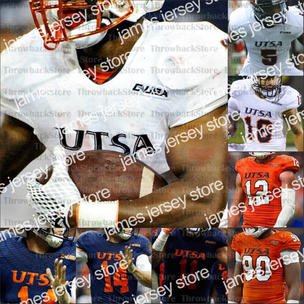 UTSA Roadrunners Football Jersey Lowell Narcisse Sincere McCormick Carlos Strickland Zakhari Franklin, As photo
UTSA Roadrunners Football Jersey Lowell Narcisse Sincere McCormick Carlos Strickland Zakhari Franklin, As photo