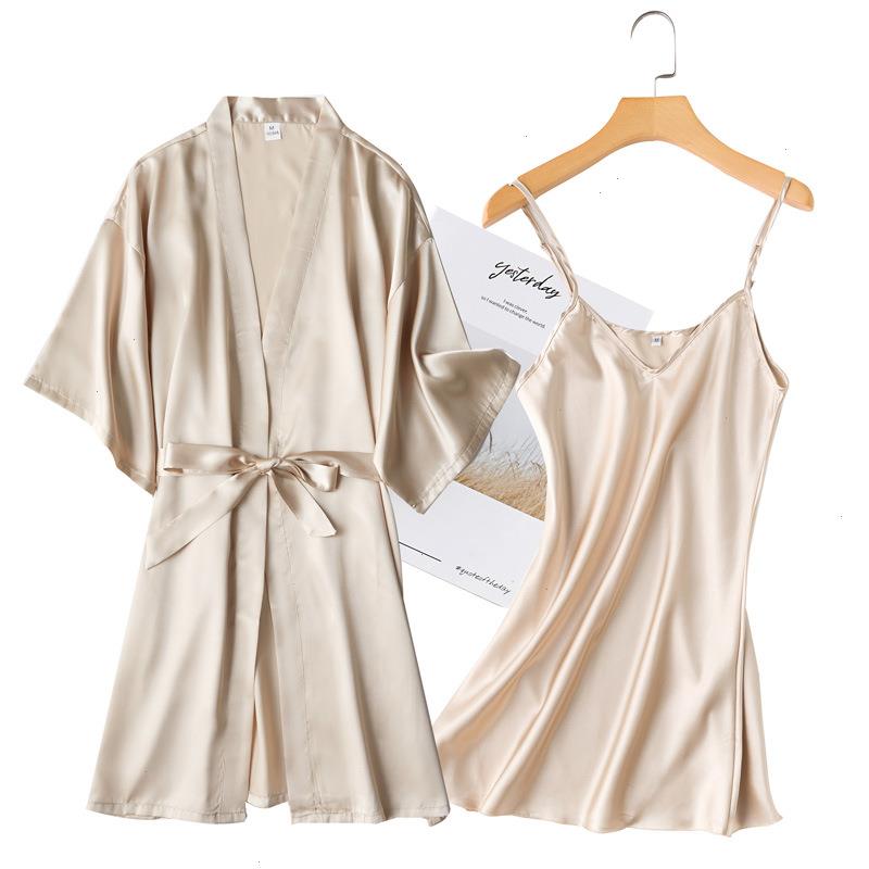 Bride Bridesmaid Wedding Robe Set Sleepwear Sexy Short Nightwear Casual Satin, Champagne robe
Bride Bridesmaid Wedding Robe Set Sleepwear Sexy Short Nightwear Casual Satin, Champagne robe
