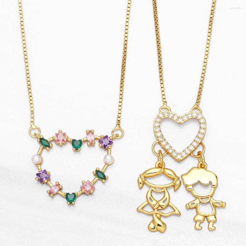 Pendant Necklaces Cute Boys And Girls Necklace For Couple Children Copper Rainbow Crystal Heart Gold Plated Jewelry Gifts Nkeb052
Pendant Necklaces Cute Boys And Girls Necklace For Couple Children Copper Rainbow Crystal Heart Gold Plated Jewelry Gifts Nkeb052