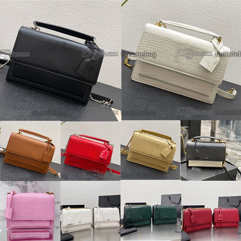 sunset medium bag luxury Designer smooth flap chain bags wallet women crocodile embossed shiny leather small crossbody shoulder handbag sunset lamp 2022, Customize
sunset medium bag luxury Designer smooth flap chain bags wallet women crocodile embossed shiny leather small crossbody shoulder handbag sunset lamp 2022, Customize