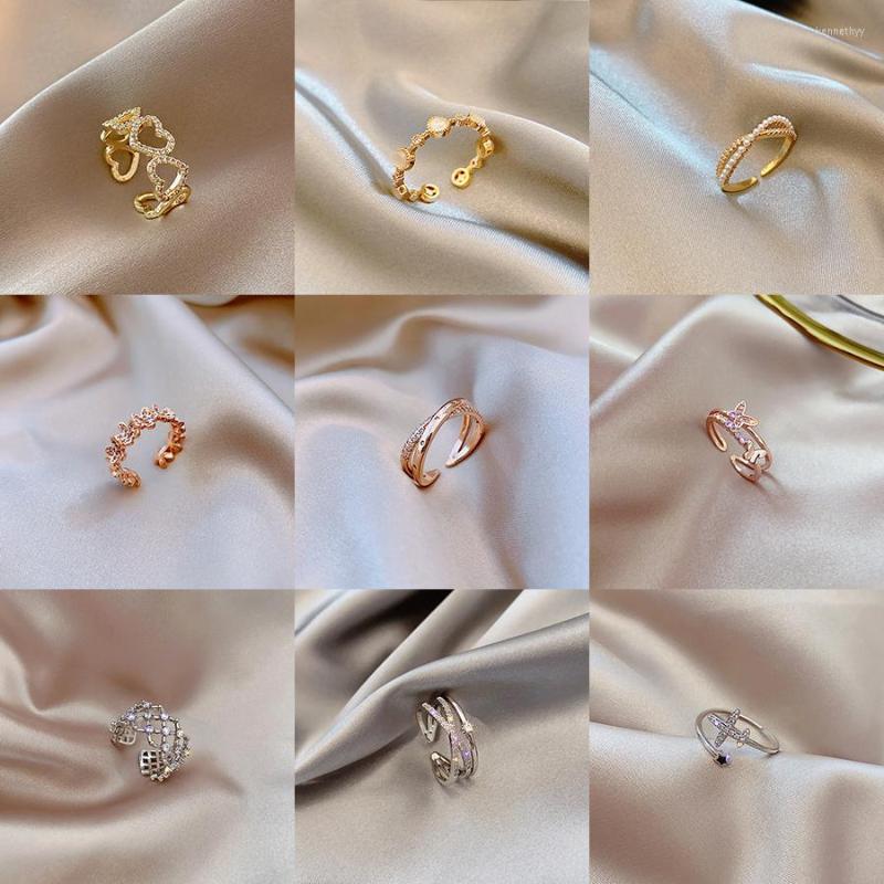 Wedding Rings Fashion Women Sexy Open Trendy Heart Pearl Party Adjustable Ring For Girls Engagement Jewelry Gifts
Wedding Rings Fashion Women Sexy Open Trendy Heart Pearl Party Adjustable Ring For Girls Engagement Jewelry Gifts