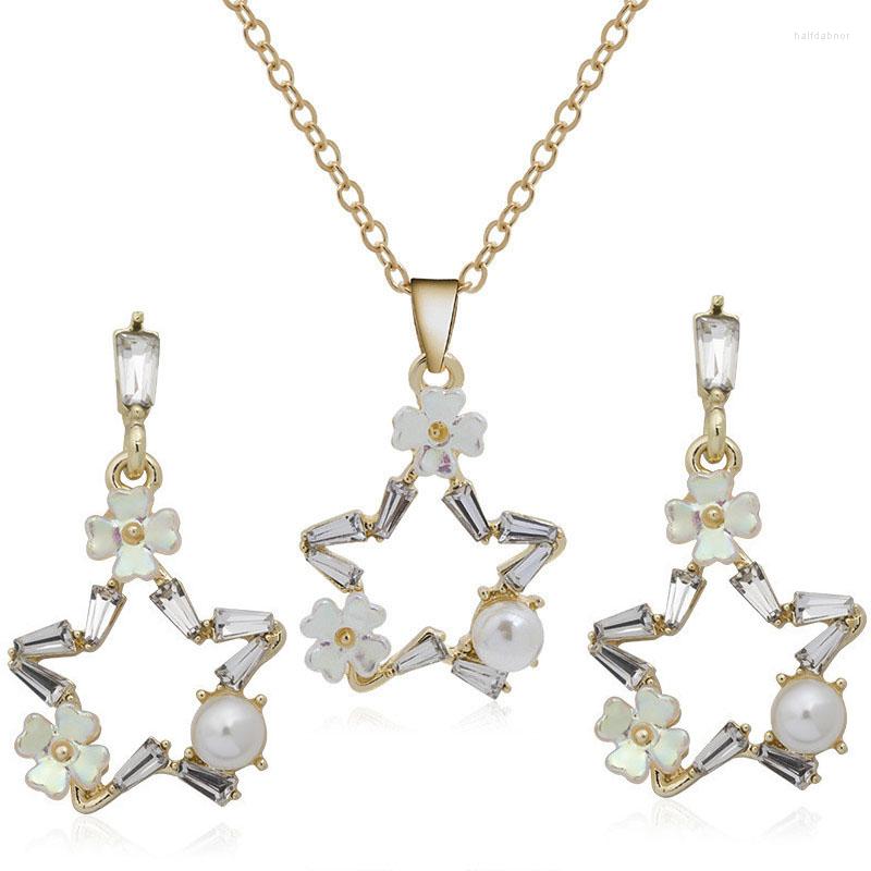 Necklace Earrings Set Fashion Crystal Hollow Star Pendant Jewelry For Women Girls Geometric Charms Stud Earring Party Gifts, Picture shown
Necklace Earrings Set Fashion Crystal Hollow Star Pendant Jewelry For Women Girls Geometric Charms Stud Earring Party Gifts, Picture shown