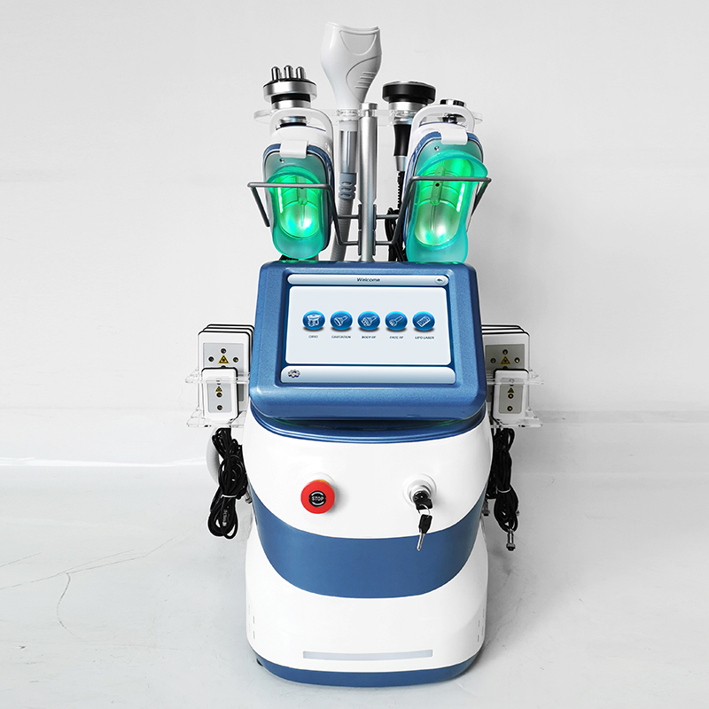 Cryo Fat Freezing Slimming Machine 40K Ultrasonic Cavitation Radio Frequency RF Lifting Skin Tightening Lipo Laser Cellulite Removal Weight Reduce Fat