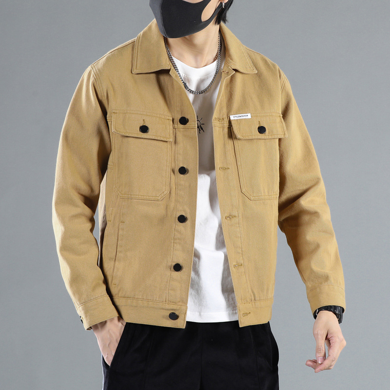 Mens Casual Classic Denim Trucker Jacket with Pocket Fashion Slim Fit Long Sleeve Streetwear Coats Male Outwear Plus Size 3XL 4XL 5XL, Dark khaki
Mens Casual Classic Denim Trucker Jacket with Pocket Fashion Slim Fit Long Sleeve Streetwear Coats Male Outwear Plus Size 3XL 4XL 5XL, Dark khaki