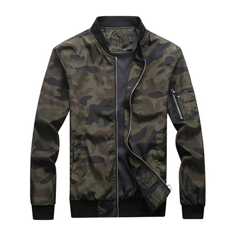 Mens Jackets Men Camouflage Jackets Spring Autumn Fashion Men Thin Section Baseball Jacket Outdoor Men Plus Size Bomber Jacket L6XL 220902