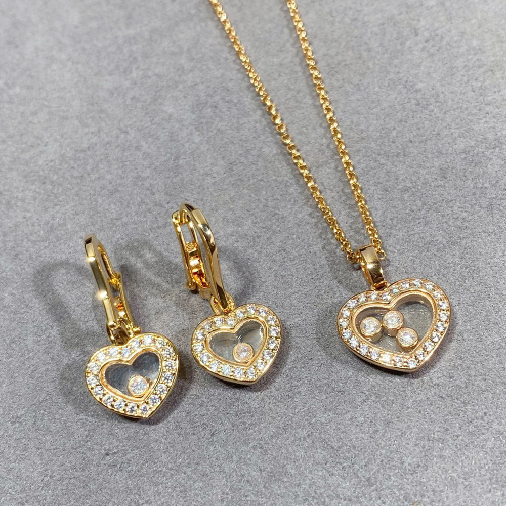 2022 Hot Famous Earrings & Necklace Pure 925 Sterling Silver Party Jewelry For Women Happy Full Diamond Heart Rose Gold Pendant Earrings chopin Jewelry Set, Earring
2022 Hot Famous Earrings & Necklace Pure 925 Sterling Silver Party Jewelry For Women Happy Full Diamond Heart Rose Gold Pendant Earrings chopin Jewelry Set, Earring