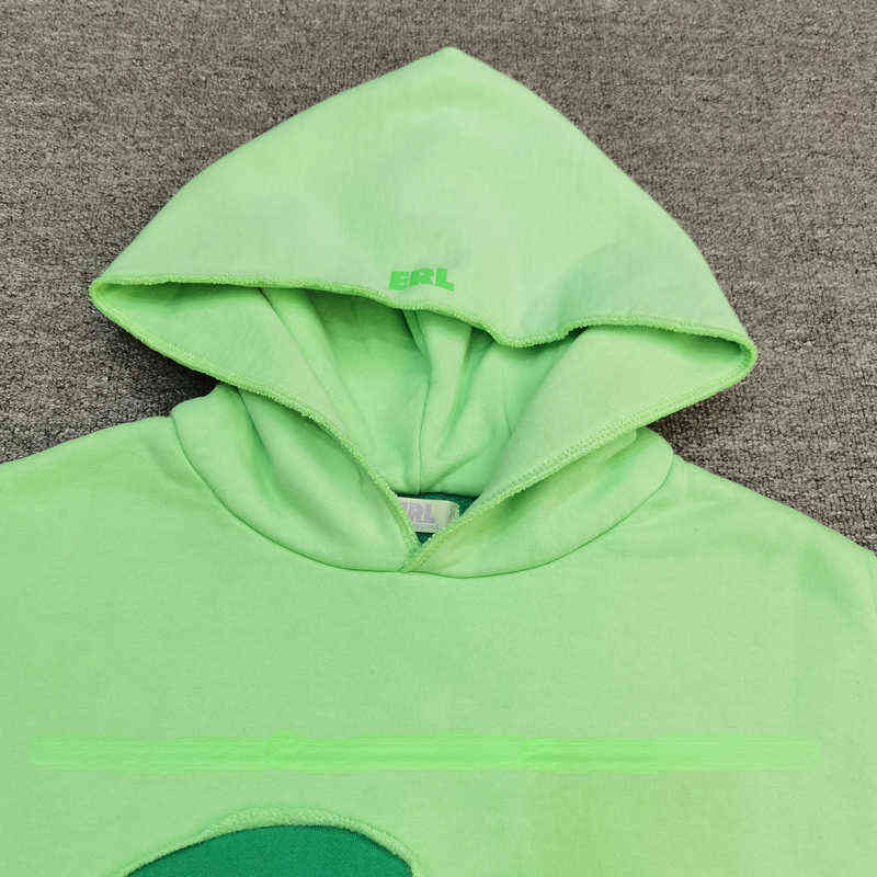 Men's Hoodies Sweatshirts Hoodie Sweatshirts Fleece Blue Green Patchwork Men Women Pullover Grandpa ERL Vintage Hoodie T220901
