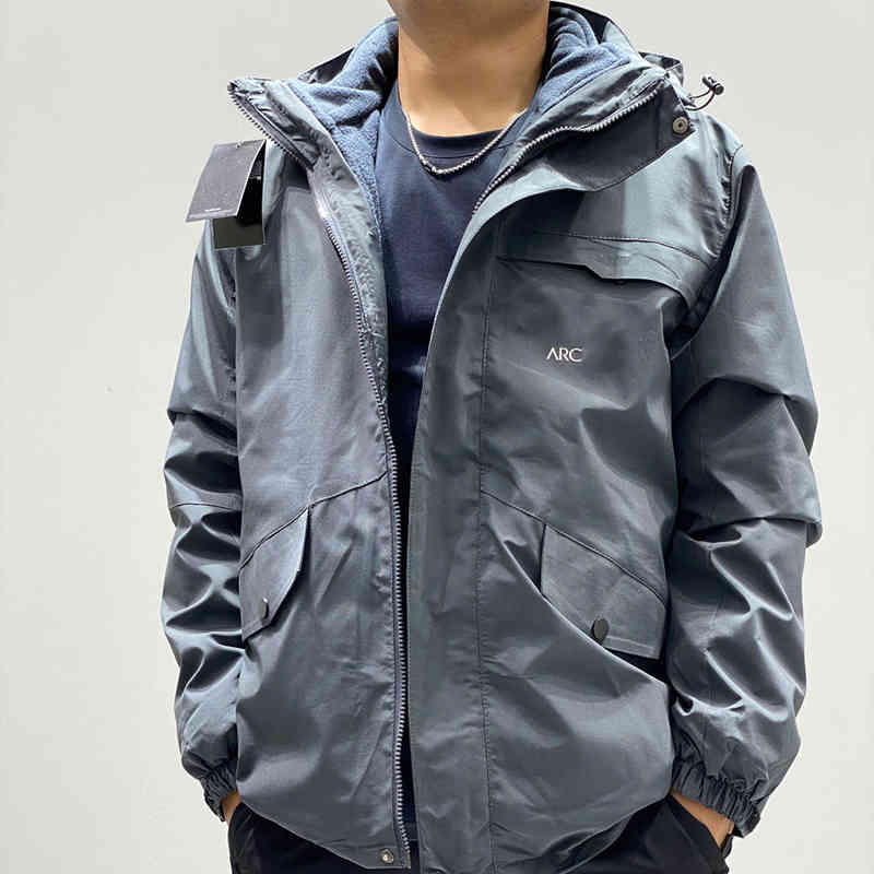 Autumn Winter Mens Jacket designer 3 in 1 Zip Hooded Waterproof Fleece Lined cardigan coat Warm Removable Two Piece sweatshirt, Dark gray
Autumn Winter Mens Jacket designer 3 in 1 Zip Hooded Waterproof Fleece Lined cardigan coat Warm Removable Two Piece sweatshirt, Dark gray