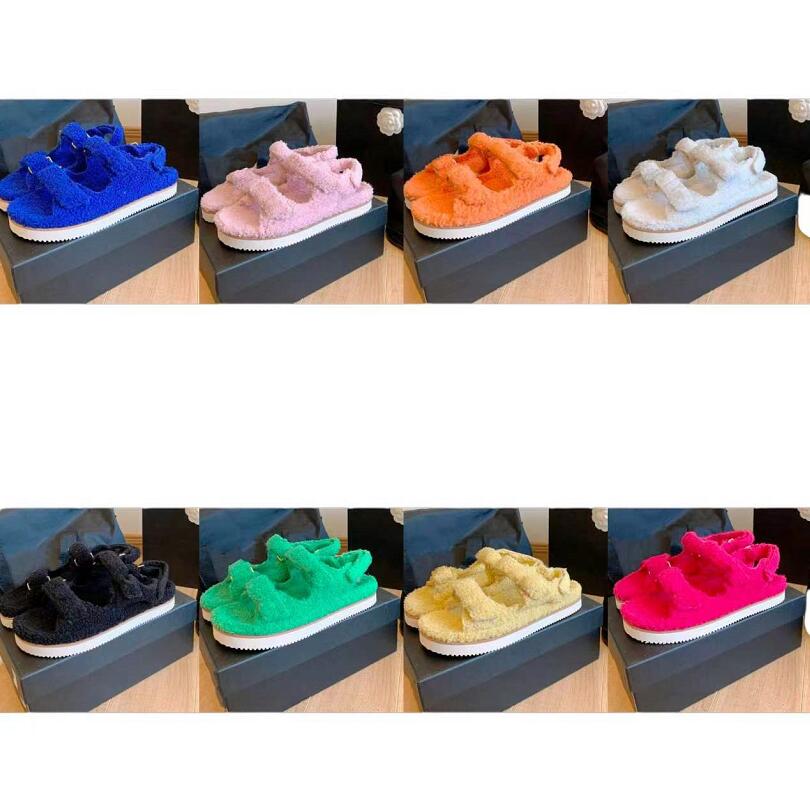 Fashion Winter Plush Warmth Sandals Multicolor Luxury Lamb Wool Sandals Designer Womens Candy Color High Quality Lady Outdoor Gladiator Slipper Beach Shoe, Not for individual sale
Fashion Winter Plush Warmth Sandals Multicolor Luxury Lamb Wool Sandals Designer Womens Candy Color High Quality Lady Outdoor Gladiator Slipper Beach Shoe, Not for individual sale