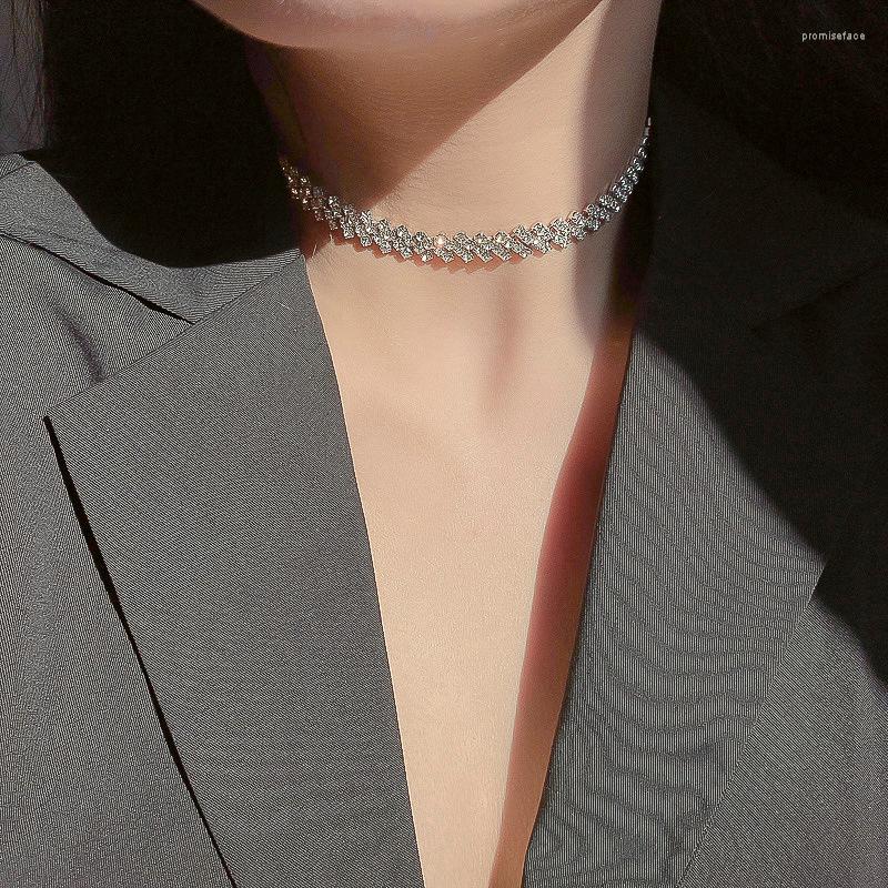 Choker Spring And Summer Ladies Simple Style Full Diamond Necklace Gift Exquisite Jewelry
Choker Spring And Summer Ladies Simple Style Full Diamond Necklace Gift Exquisite Jewelry