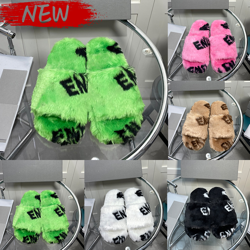 With box mens slipper Allover Logo Furry Slide Sandals fashion flat designer sandal Beige Ebony white pink green black Logo top quality men women slippers, Double box
With box mens slipper Allover Logo Furry Slide Sandals fashion flat designer sandal Beige Ebony white pink green black Logo top quality men women slippers, Double box