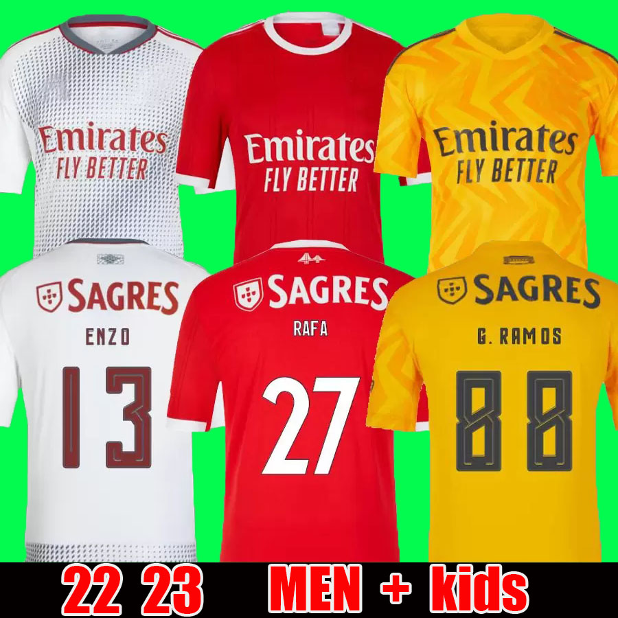 22 23 Fans Player version Benfica soccer jersey SEFEROVIC WALDSCHMIDT EVERTON PIZZI RAFA DARWIN G.RAMOS 2021 2022 Home Away Men kids kit Football shirts OTAMENDI, 22 23 home aldult
22 23 Fans Player version Benfica soccer jersey SEFEROVIC WALDSCHMIDT EVERTON PIZZI RAFA DARWIN G.RAMOS 2021 2022 Home Away Men kids kit Football shirts OTAMENDI, 22 23 home aldult