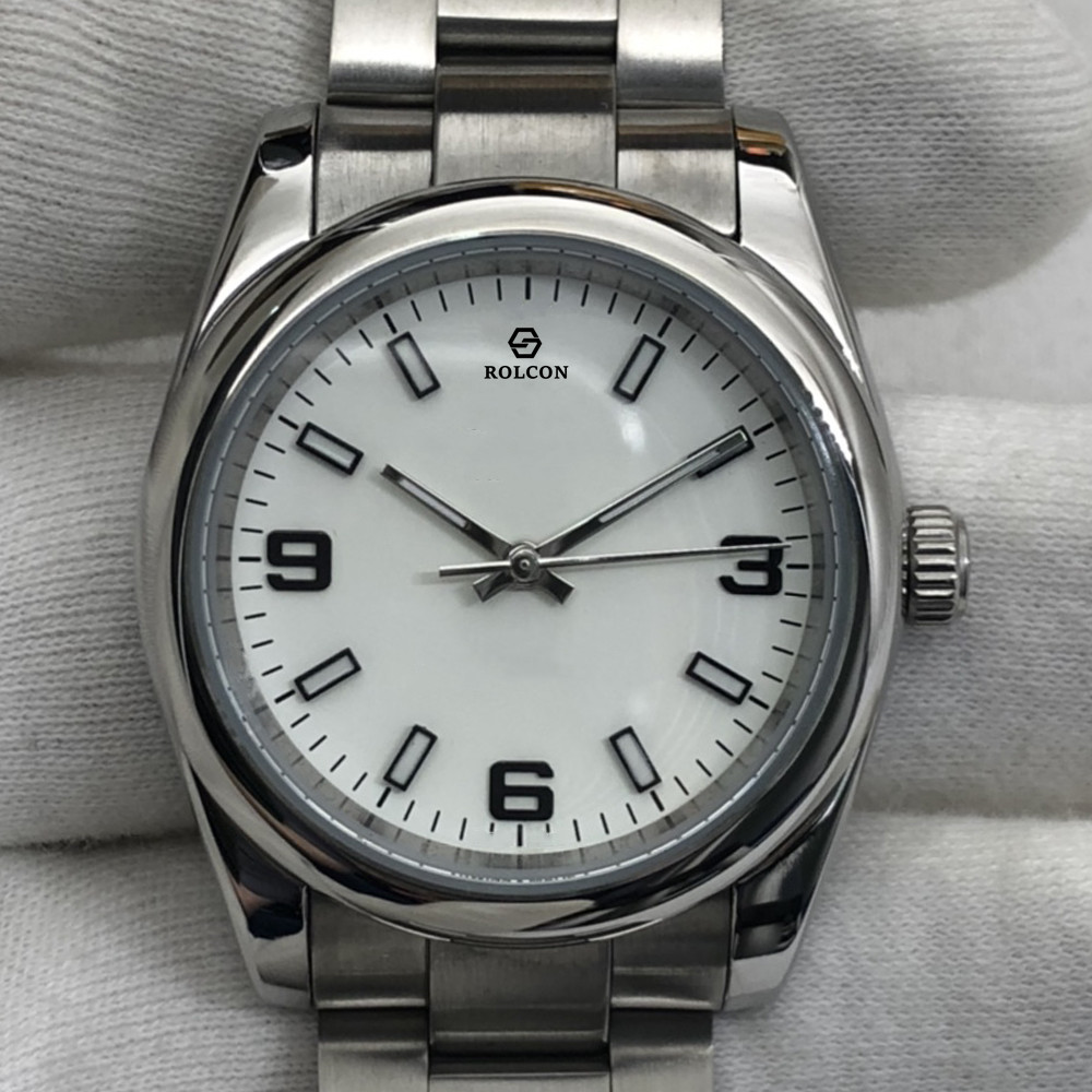 Luxury watch High Quality 116000 number hour markers 36mm white dial stainless steel Mechanical automatic 2813 movement Wristwatch
Luxury watch High Quality 116000 number hour markers 36mm white dial stainless steel Mechanical automatic 2813 movement Wristwatch