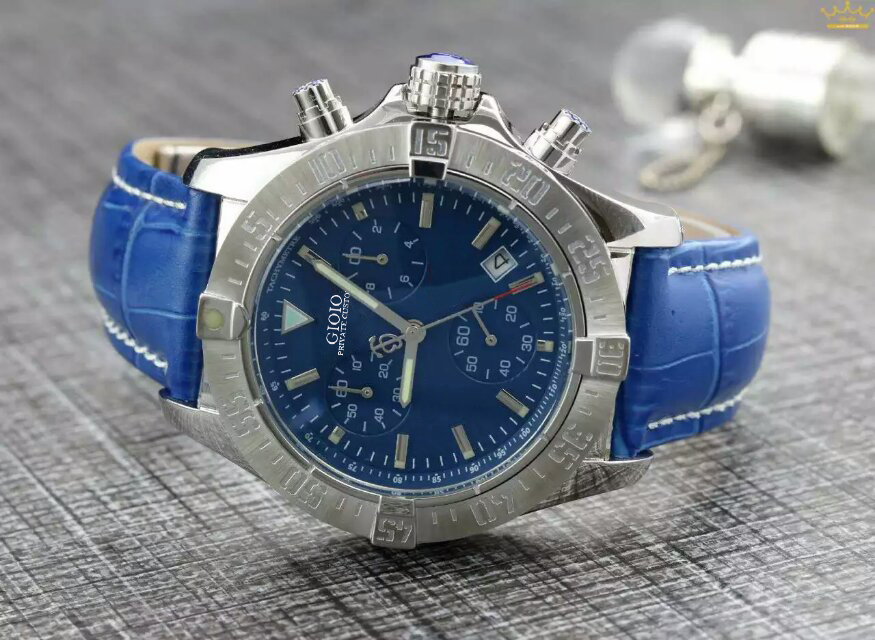 Men quartz Chronograph Watch Black Blue Canvas Brown Leather 04948989890489489048498098
Men quartz Chronograph Watch Black Blue Canvas Brown Leather 04948989890489489048498098