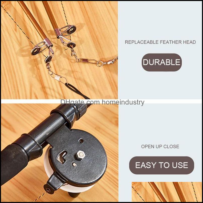 Cat Toys Interactive Toy Stick Feather Wand Fish-Shaped Fishing Rod Teaser Supplies Random Colorcatcat Drop Del Homeindustry Dhkbm