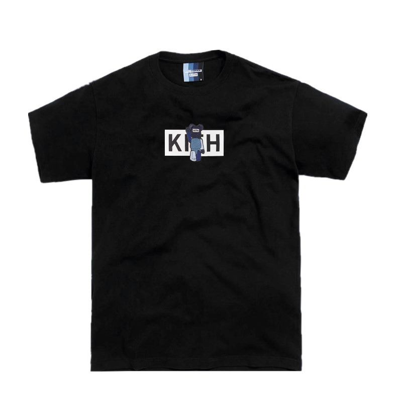 Kith T Shirts Defans Violent Bear Co Branded Loose Round Neck Short Sleeve Male And Female Couple T-shirt Flocking Embroidery Tee, Black
Kith T Shirts Defans Violent Bear Co Branded Loose Round Neck Short Sleeve Male And Female Couple T-shirt Flocking Embroidery Tee, Black