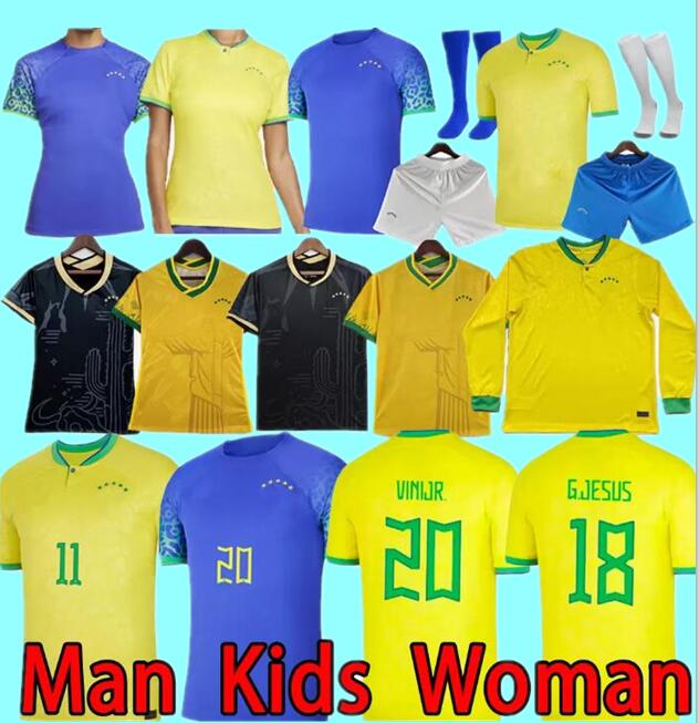 2022 brazils soccer jersey G.JESUS COUTINHO brasil Camiseta de futbol RICHARLISON 2023 woman football shirt 22 23 N E Y M A R J R maillot kids world cup train suit set long
2022 brazils soccer jersey G.JESUS COUTINHO brasil Camiseta de futbol RICHARLISON 2023 woman football shirt 22 23 N E Y M A R J R maillot kids world cup train suit set long