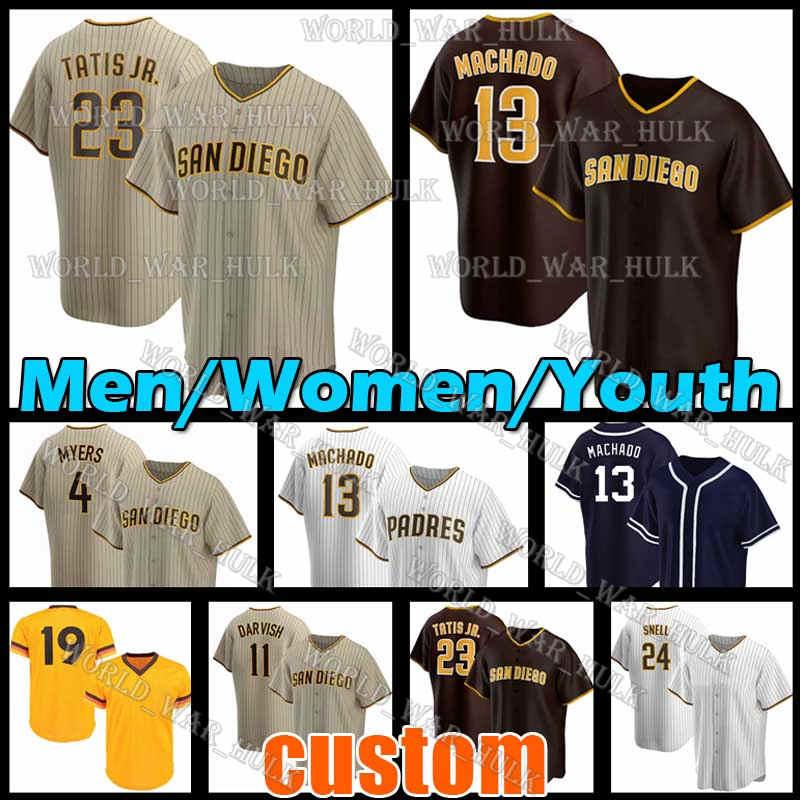 College wear San Diego Custom Padres Jersey 23 Fernando Tatis Jr. 13 Manny Machado 11 Yu Darvish 24 Blake Snell Jake Cronenworth Men Youth W, Women custom new coolbase(jiaoshi)
College wear San Diego Custom Padres Jersey 23 Fernando Tatis Jr. 13 Manny Machado 11 Yu Darvish 24 Blake Snell Jake Cronenworth Men Youth W, Women custom new coolbase(jiaoshi)