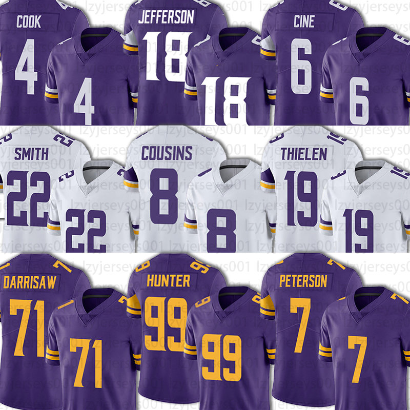 18 Justin Jefferson Football Jersey 4 Dalvin Cook 19 Adam Thielen 22 Harrison Smith 8 Kirk Cousins 99 Danielle Hunter Randy Moss Minnesota''Vikings''men women, Custom women jersey
18 Justin Jefferson Football Jersey 4 Dalvin Cook 19 Adam Thielen 22 Harrison Smith 8 Kirk Cousins 99 Danielle Hunter Randy Moss Minnesota''Vikings''men women, Custom women jersey