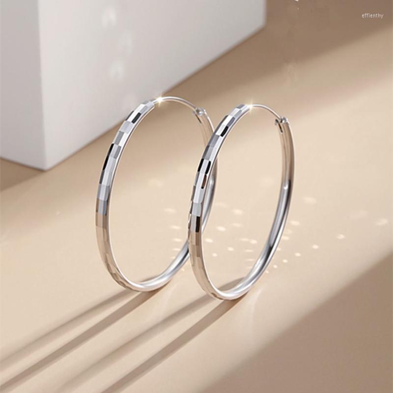 Hoop Earrings 925 Sterling Silver Platinum Plated Large Jewelry For Women Fashion Gift
Hoop Earrings 925 Sterling Silver Platinum Plated Large Jewelry For Women Fashion Gift