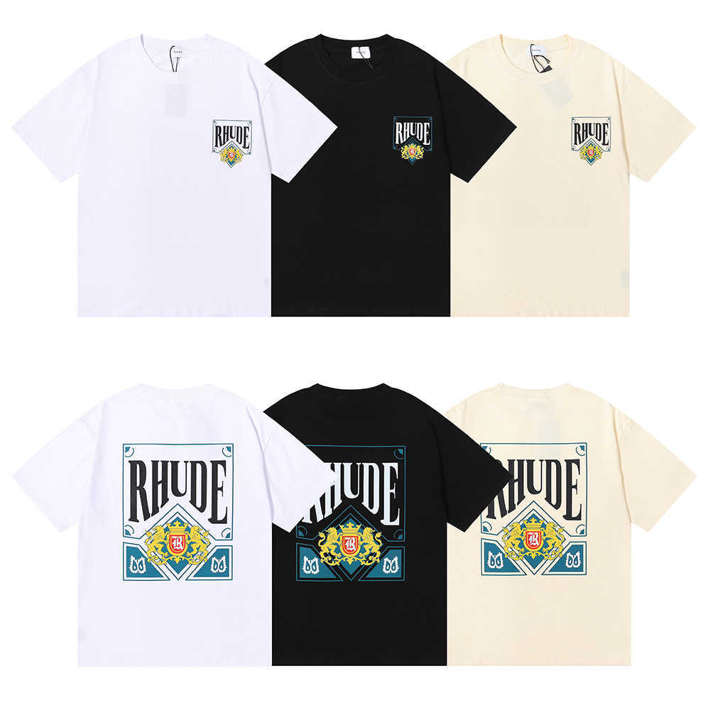 Fashion Brand RH Men' T Shirt Rhude Card Playing Card Printing Summer Classic Casual Loose Women Sweet Series Cute Sportswear, White
Fashion Brand RH Men' T Shirt Rhude Card Playing Card Printing Summer Classic Casual Loose Women Sweet Series Cute Sportswear, White