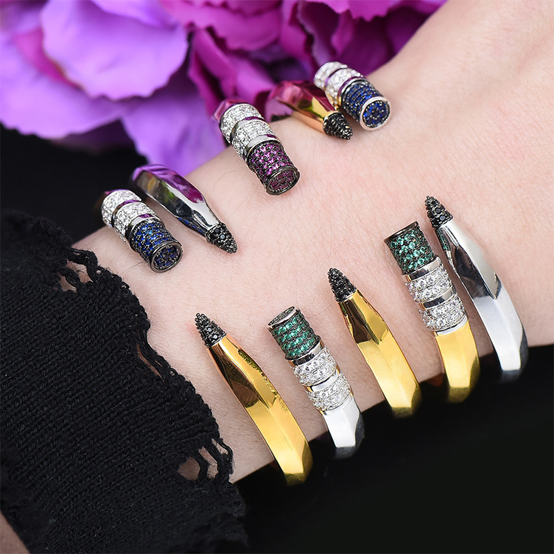 Designer Bracelets Strand Jewelry Bracelets Bronze Micro-set Zircon Fashion Pencil Braceletss
Designer Bracelets Strand Jewelry Bracelets Bronze Micro-set Zircon Fashion Pencil Braceletss