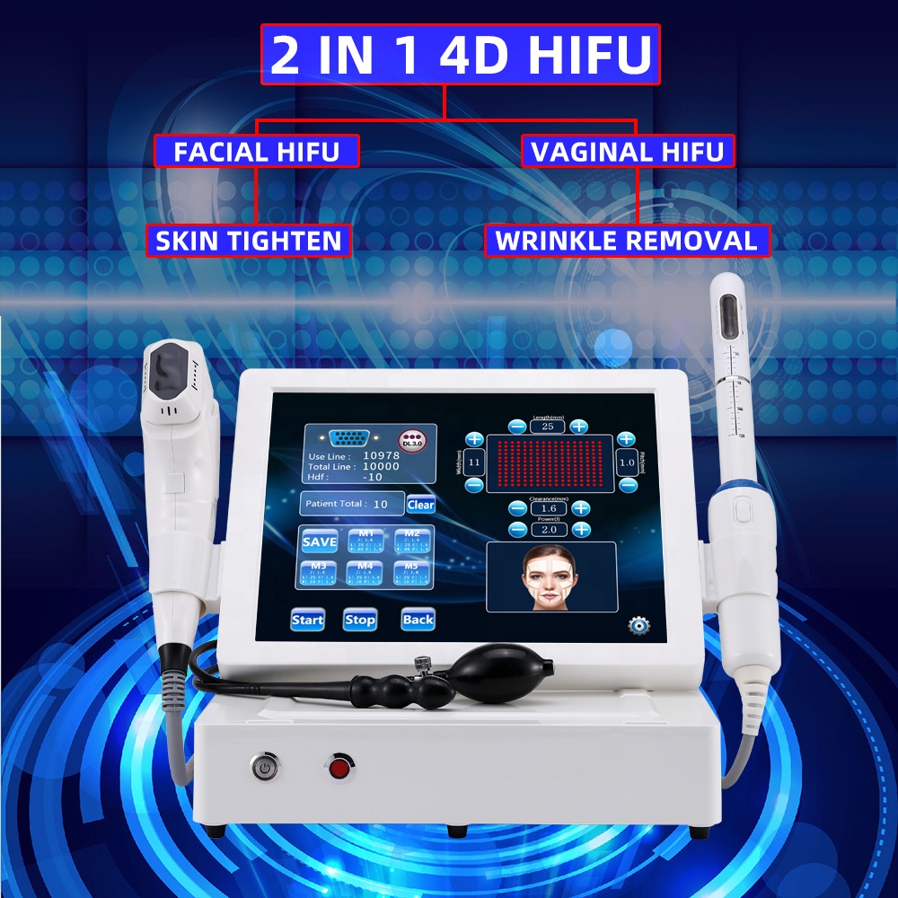 Portable 4D Hifu Lifting Before And After Ultrasound Machine