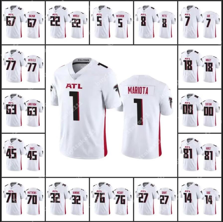 Jersey Atlanta''Falcons''Men #7 Younghoe Koo 1 Marcus Mariota 45 Deion Jones 8 Kyle Pitts Custom Women Youth White Vapor Limited, Custom men(lie y)
Jersey Atlanta''Falcons''Men #7 Younghoe Koo 1 Marcus Mariota 45 Deion Jones 8 Kyle Pitts Custom Women Youth White Vapor Limited, Custom men(lie y)