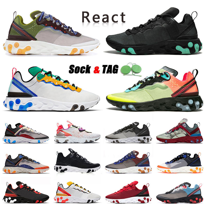 Reacts Elements running shoes React vision Element 55 87 for women men Triple Black Hyper Royal Pink Blue Chill womens mens Wholesale outdoor sports shoes size 36-45, White pink 36-40
Reacts Elements running shoes React vision Element 55 87 for women men Triple Black Hyper Royal Pink Blue Chill womens mens Wholesale outdoor sports shoes size 36-45, White pink 36-40