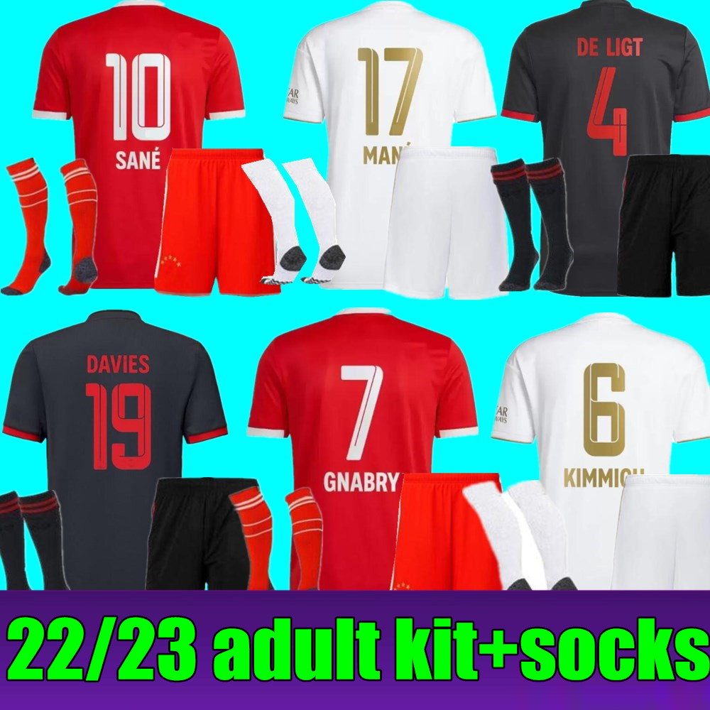 New 22 23 Bayern Munichs soccer jersey DE LIGT SANE 2022 2023 football shirt HERNANDEZ GORETZKA GNABRY camisa de futebol top thailand men kits KIMMICH, Away+league patch
New 22 23 Bayern Munichs soccer jersey DE LIGT SANE 2022 2023 football shirt HERNANDEZ GORETZKA GNABRY camisa de futebol top thailand men kits KIMMICH, Away+league patch