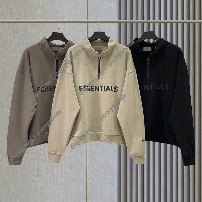 New Men' Essentials Sweater Fashion Oversize Zipper Sweatshirt Rubber Lettered Hip Hop Loose Unisex Trip Sweatshirt ESS11, Camel
New Men' Essentials Sweater Fashion Oversize Zipper Sweatshirt Rubber Lettered Hip Hop Loose Unisex Trip Sweatshirt ESS11, Camel