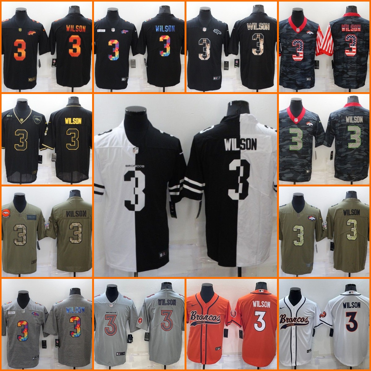Jersey Wholesale Custom Denver''Broncos''MEN 3 Russell Wilson Crucial Catch USA Camo Salute To Service Stitched''NFL''Women Youth Limited, 17
Jersey Wholesale Custom Denver''Broncos''MEN 3 Russell Wilson Crucial Catch USA Camo Salute To Service Stitched''NFL''Women Youth Limited, 17