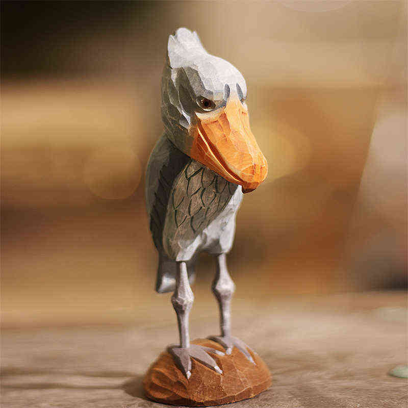 Decorative Figurines Wooden Funny Bird Whalehead Stork Handmade Wood Carving Ornaments Big Bird Nordic Home Potted Plants Decoration Room Desk Decor
Decorative Figurines Wooden Funny Bird Whalehead Stork Handmade Wood Carving Ornaments Big Bird Nordic Home Potted Plants Decoration Room Desk Decor
