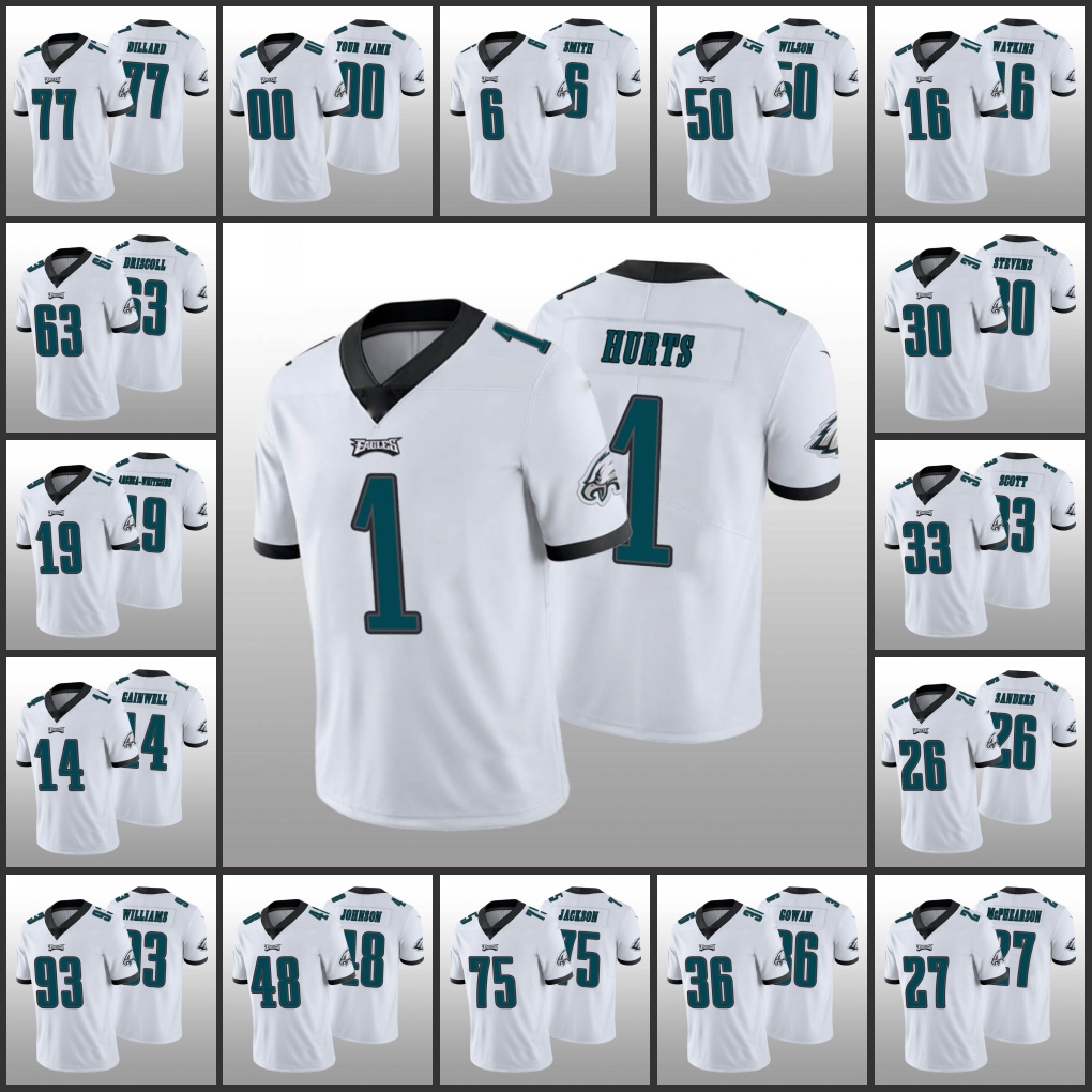 Jersey Wholesale Custom Philadelphia'''Eagles''Men #26 Miles Sanders 1 Jalen Hurts 6 DeVonta Smith''NFL''Women Youth White
Jersey Wholesale Custom Philadelphia'''Eagles''Men #26 Miles Sanders 1 Jalen Hurts 6 DeVonta Smith''NFL''Women Youth White