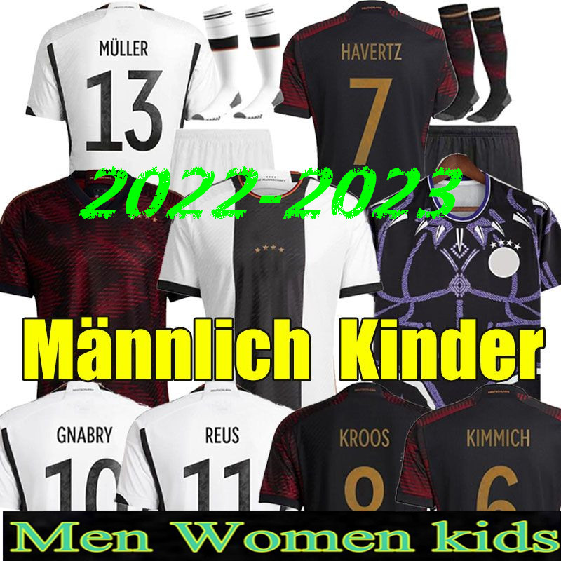 22 23 HUMMELS Soccer Jersey Fans Player Version 2022 2023 KROOS GNABRY WERNER SANE REUS MULLER KIMMICH Football Shirt Germanies Men Kids Kit set GermanyS, 22-23 home
22 23 HUMMELS Soccer Jersey Fans Player Version 2022 2023 KROOS GNABRY WERNER SANE REUS MULLER KIMMICH Football Shirt Germanies Men Kids Kit set GermanyS, 22-23 home