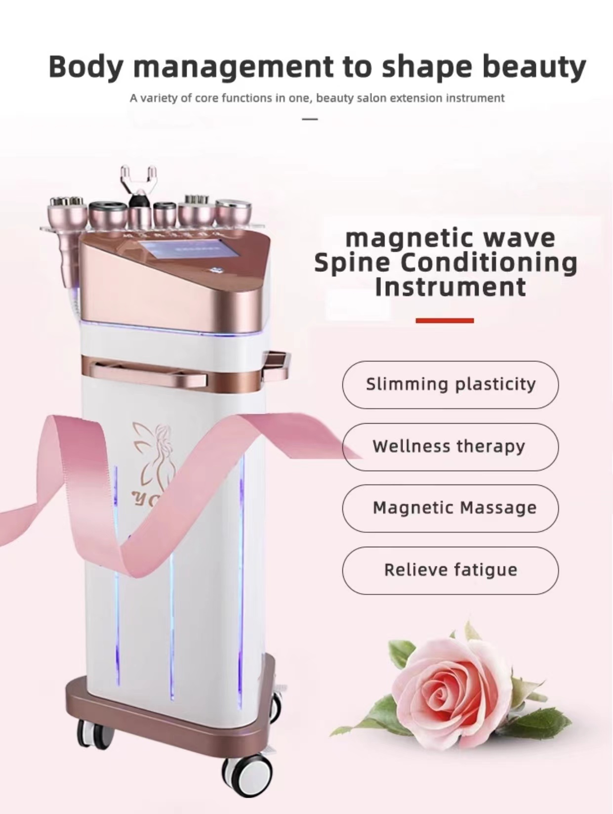 Newly launched 6-in-1 slimming machine in 2024 body shaping and physiotherapy fat explosion machine 80k cellulite removal beauty equipment