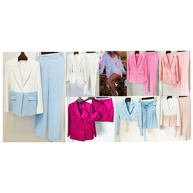 Womens Suits & Blazers Two Pieces Sets Office Clothing Set Fashion Design Modern Long Sleeves 2 Colors Combined Suit Set S-2XL Plus size 77, Silical gel
Womens Suits & Blazers Two Pieces Sets Office Clothing Set Fashion Design Modern Long Sleeves 2 Colors Combined Suit Set S-2XL Plus size 77, Silical gel