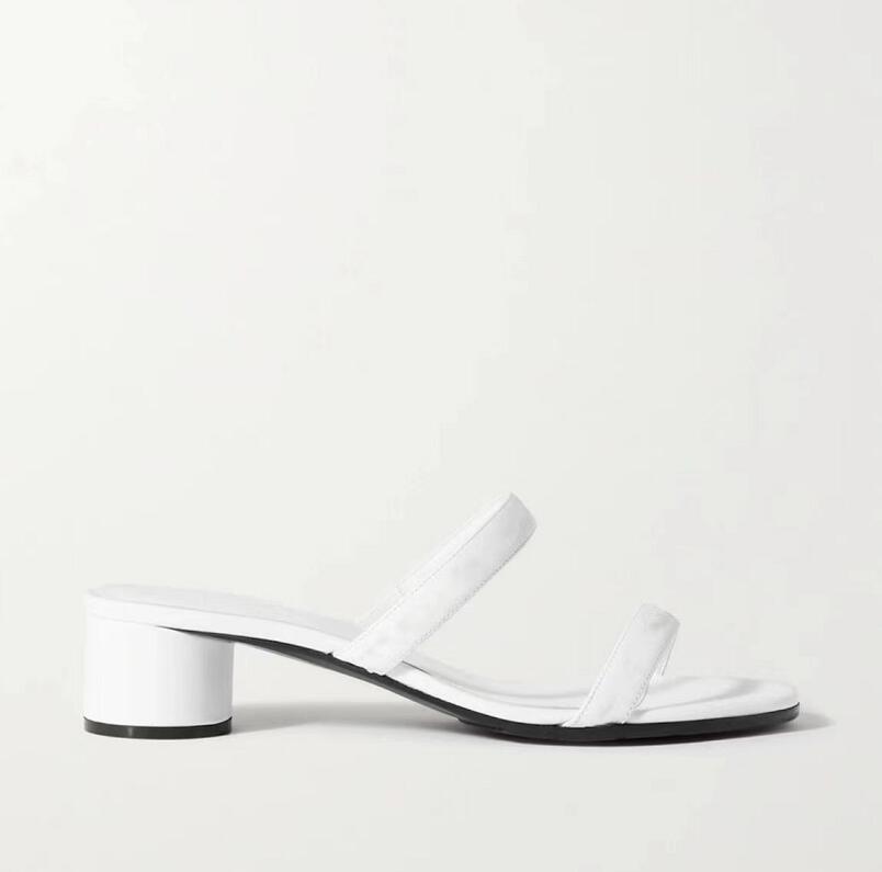 Womens Sexy Chunky Heels Slippers Fashion Summer Ankle Strap Sandals Top Quality Women Black White Sandals Simple Beach Shoes Slipper, Not for individual sale 
Womens Sexy Chunky Heels Slippers Fashion Summer Ankle Strap Sandals Top Quality Women Black White Sandals Simple Beach Shoes Slipper, Not for individual sale